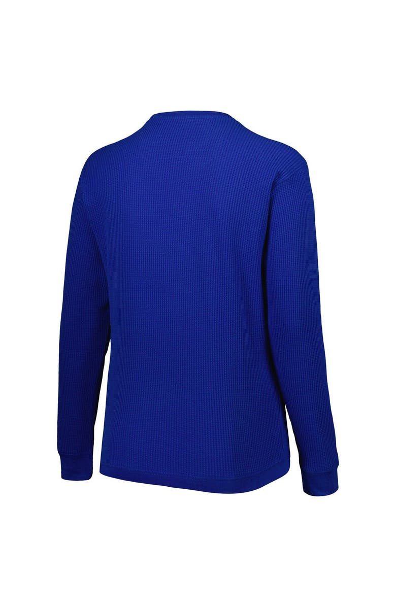 PRESSBOX Women's Pressbox Royal Florida Gators Surf Plus Size Southlawn Waffle-Knit Thermal Tri-Blend Long Sleeve T-Shirt, Alternate, color, Royal