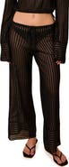 Solid & Striped The Athena Stripe Wide Leg Cover-Up Pants