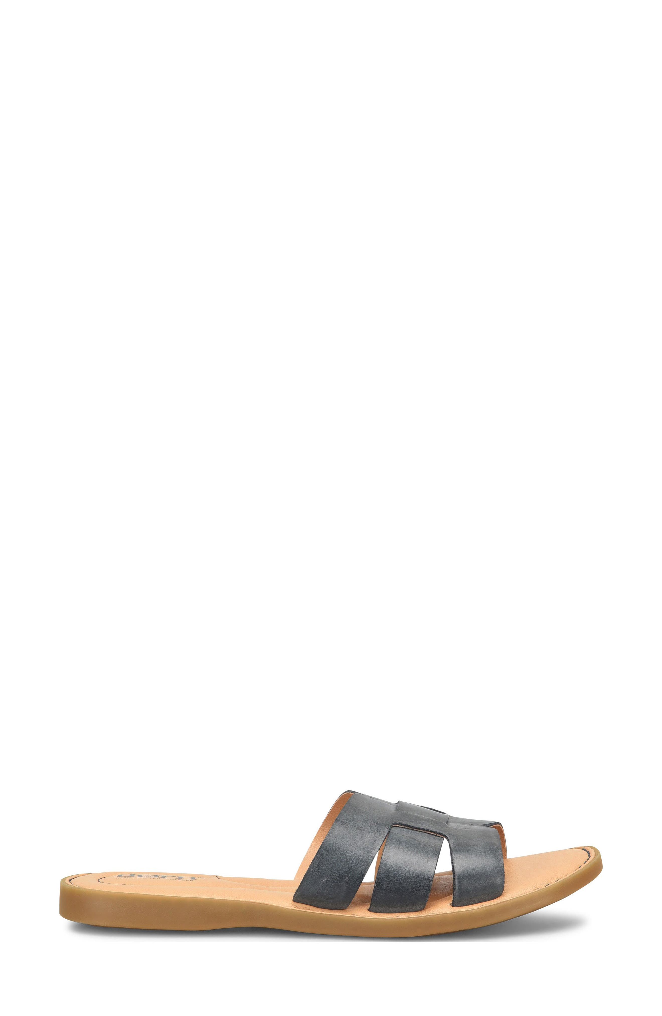 Mindi Slide Sandal, Alternate, color, NAVY LEATHER