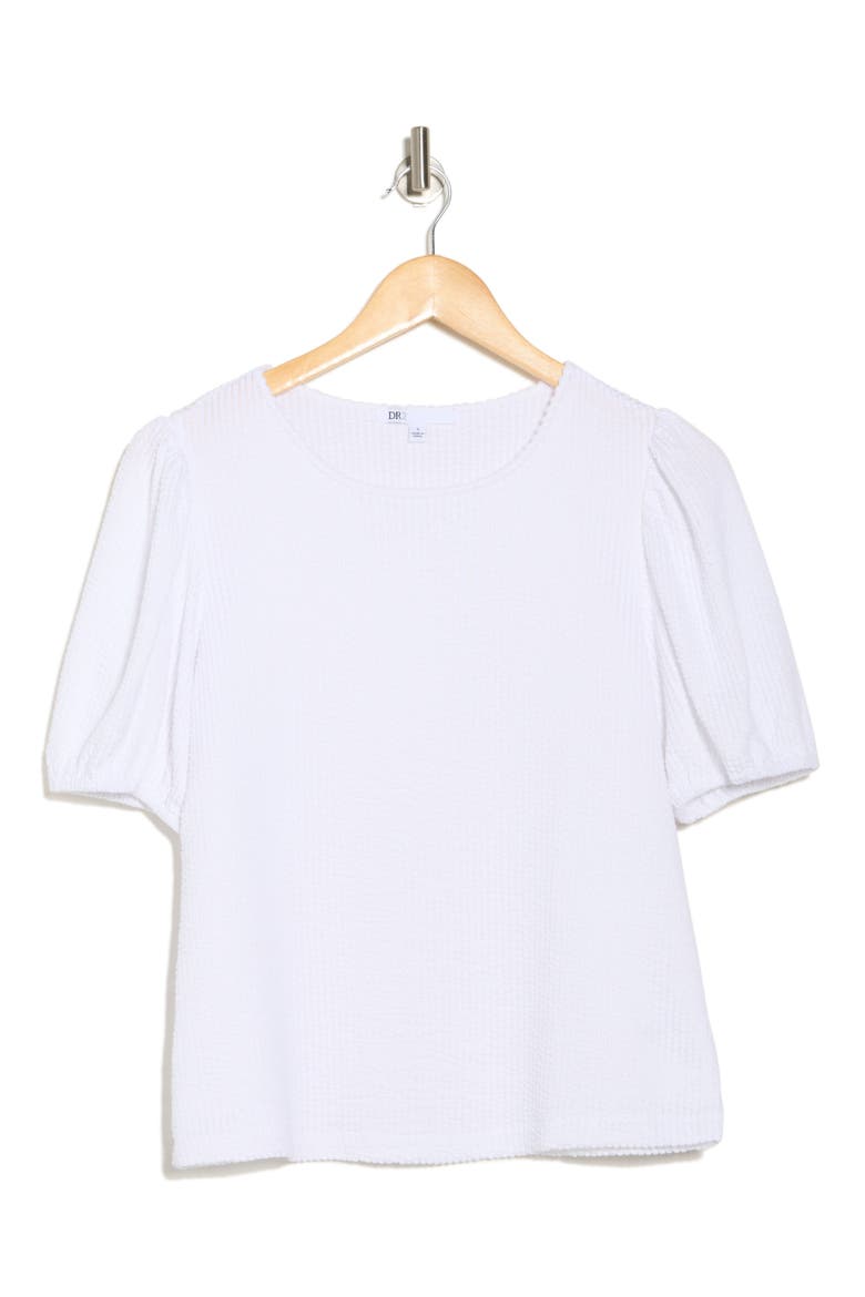 Rib Textured T-Shirt, Alternate, color, NEW WHITE