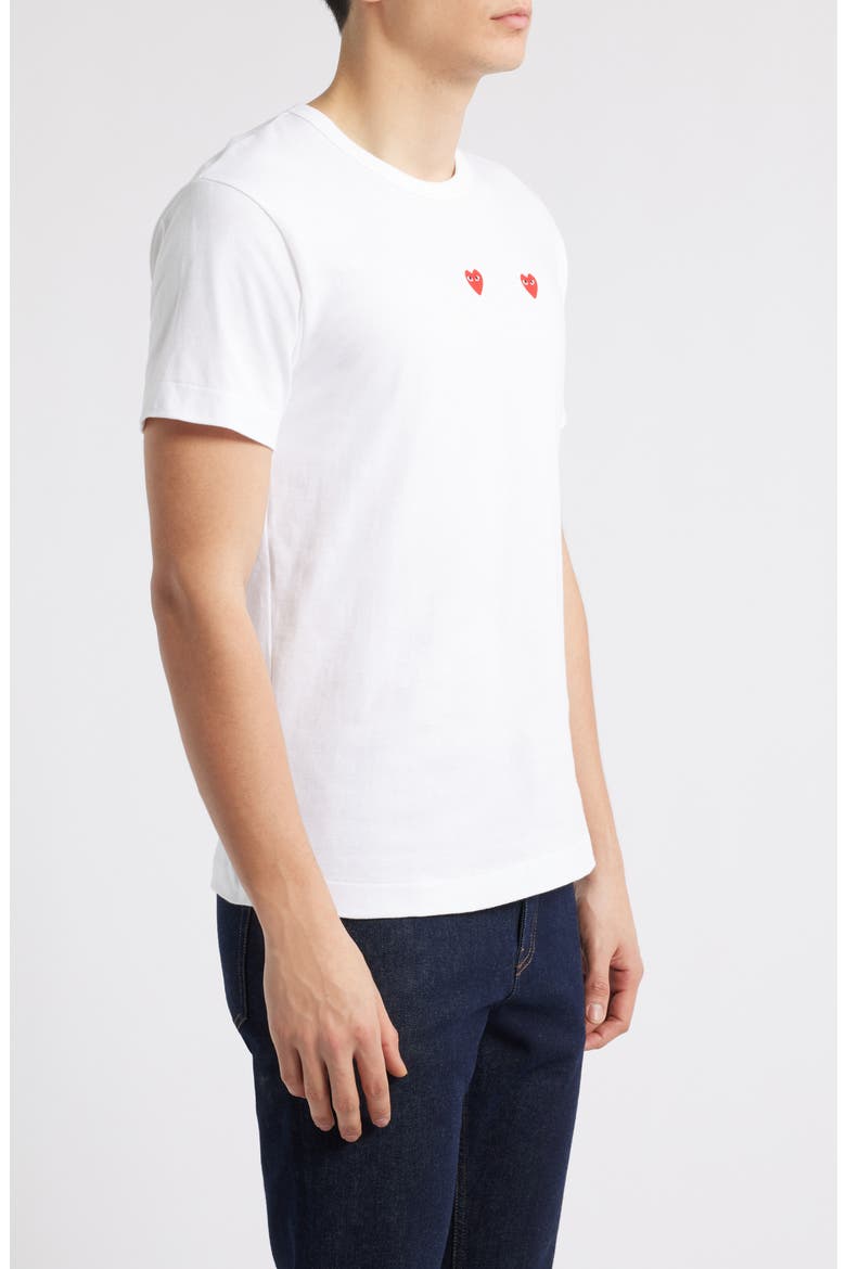 Many Hearts Graphic T-Shirt, Alternate, color, WHITE