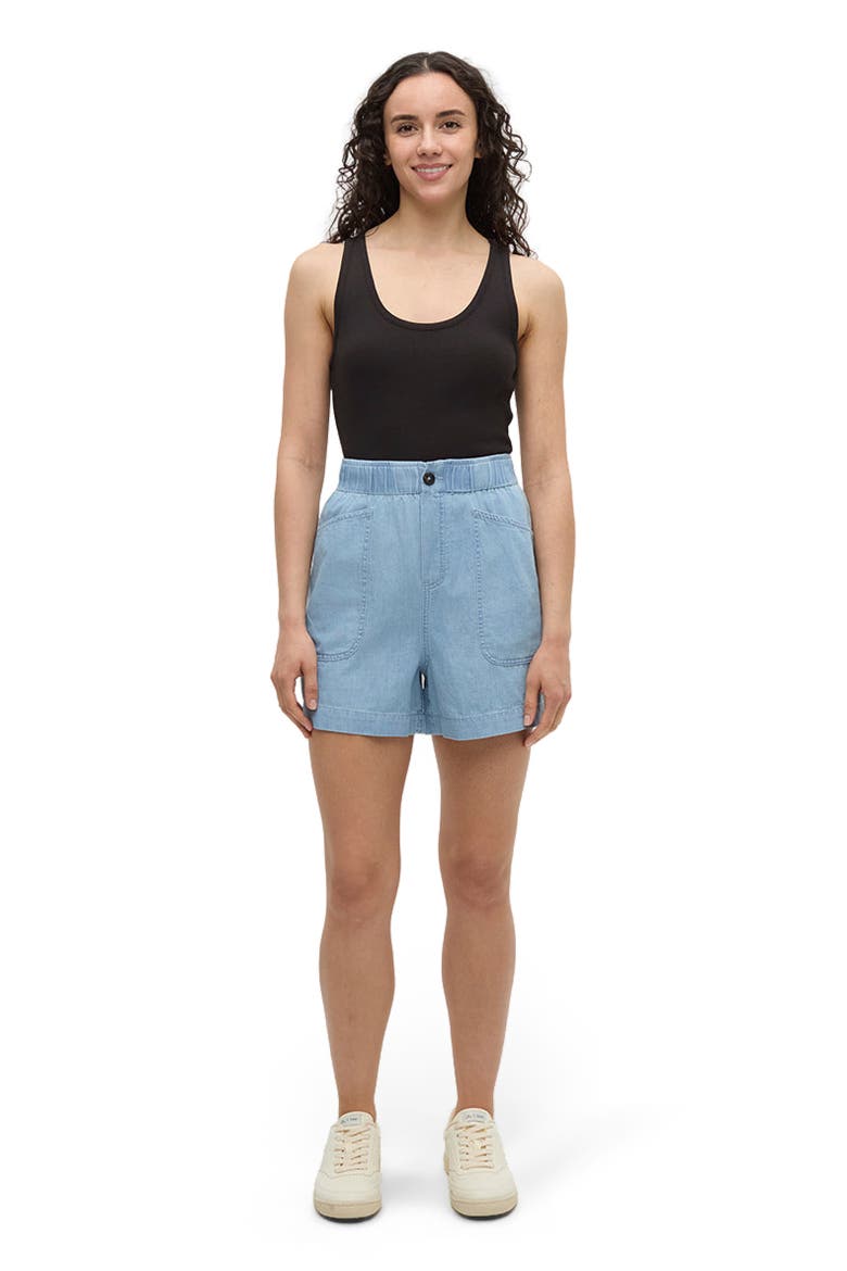 Denim Cascades Short, Alternate, color, Light Wash