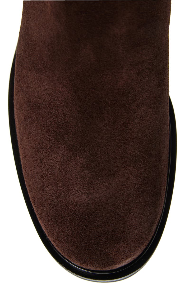 Cordani Brennen Genuine Suede Block Heel Bootie, Alternate, color, Camoscio Tmoro