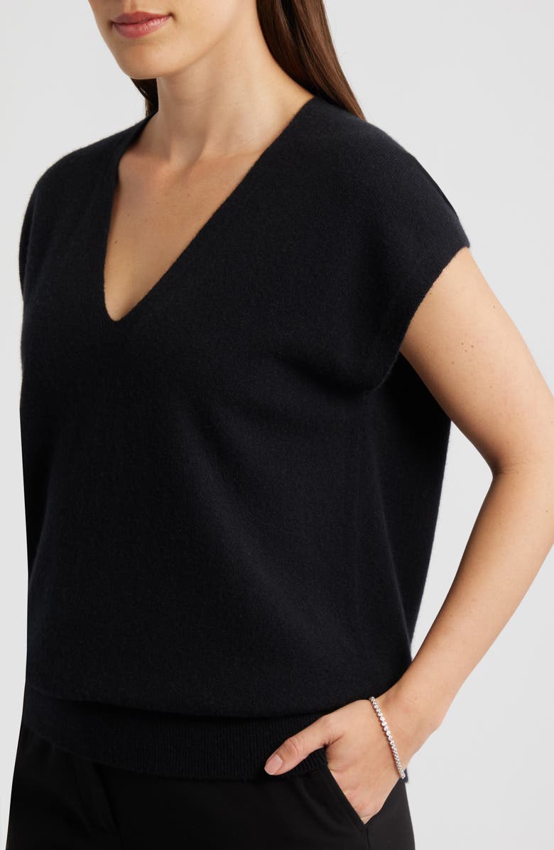 Nordstrom Cubic Zirconia Bezel Tennis Bracelet, Alternate, color, Clear- Silver