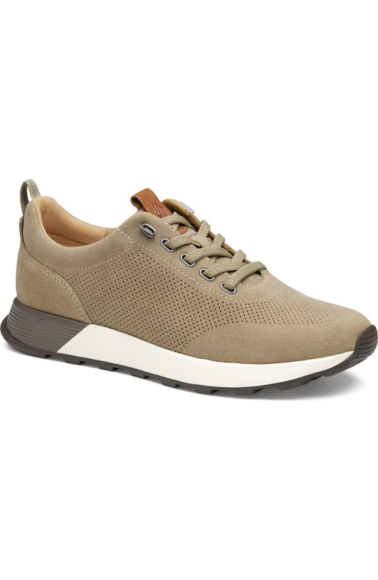Johnston & Murphy Kinnon Perforated Leather Jogger Sneaker, Main, color,