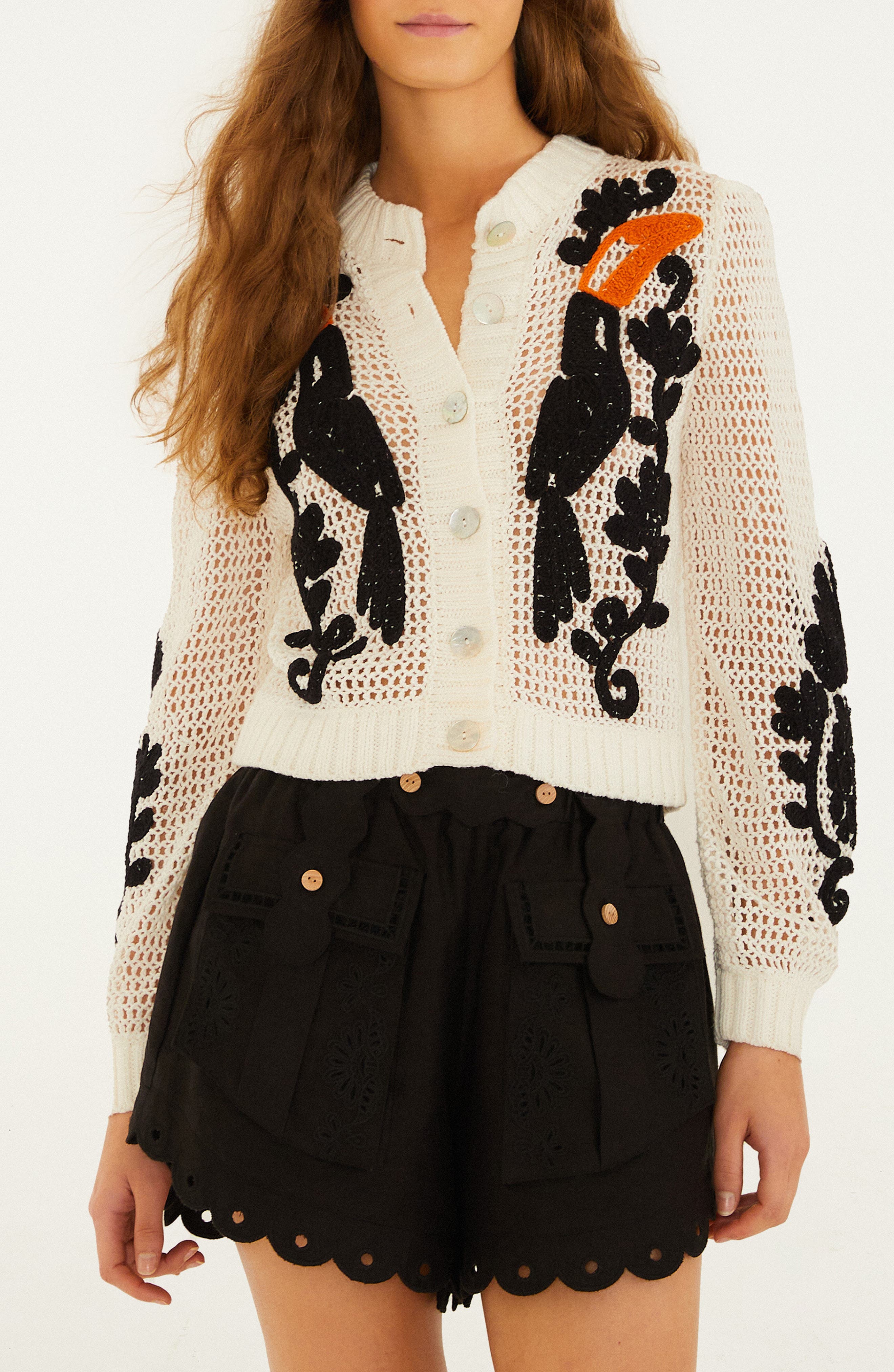 Toucan Crochet Cardigan