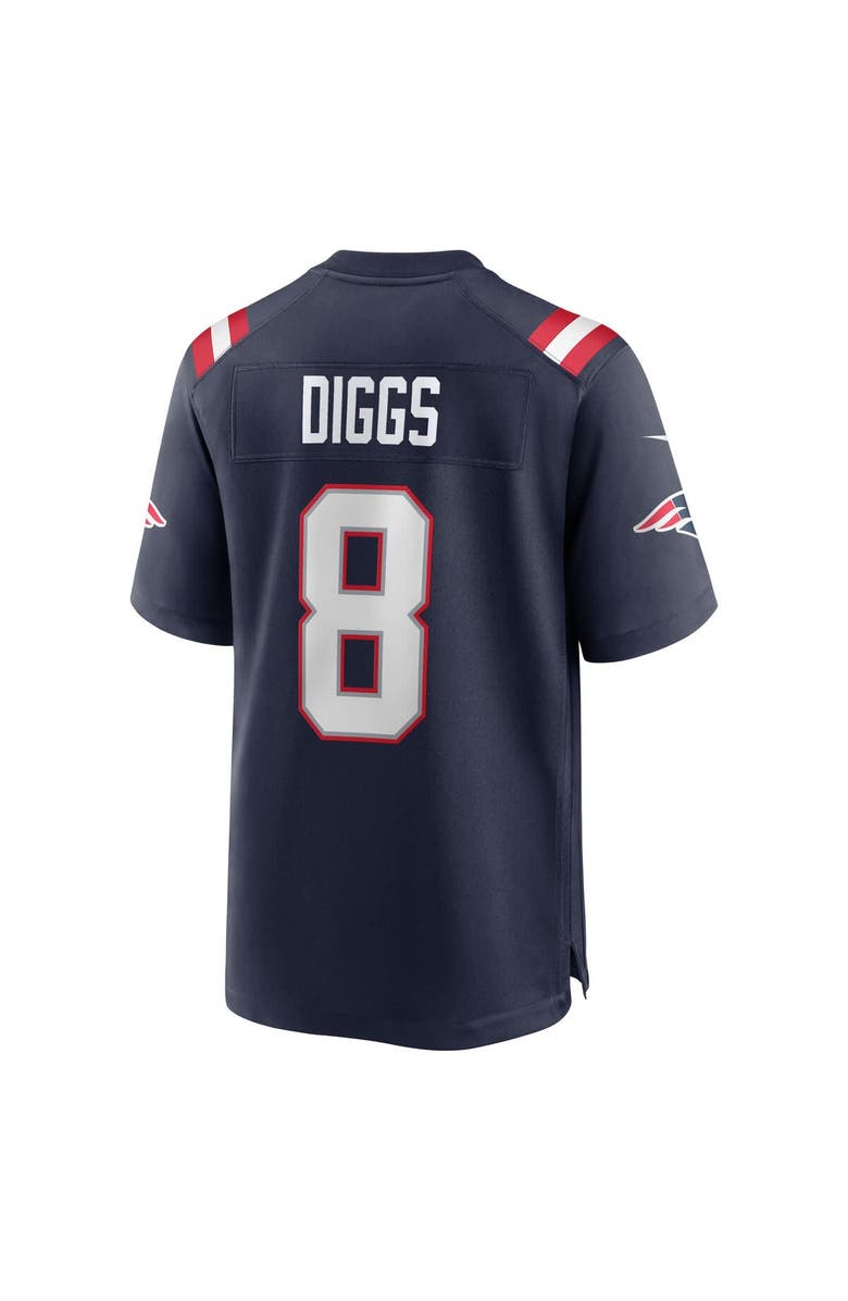 Nike Men's Nike Stefon Diggs Navy New England Patriots Game Jersey, Alternate, color, Navy