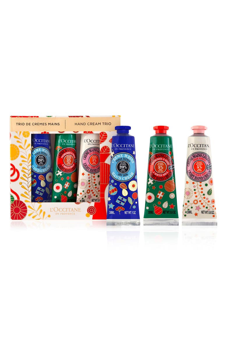 L'Occitane Hand Cream Indulgences Set USD $36 Value, Alternate, color,