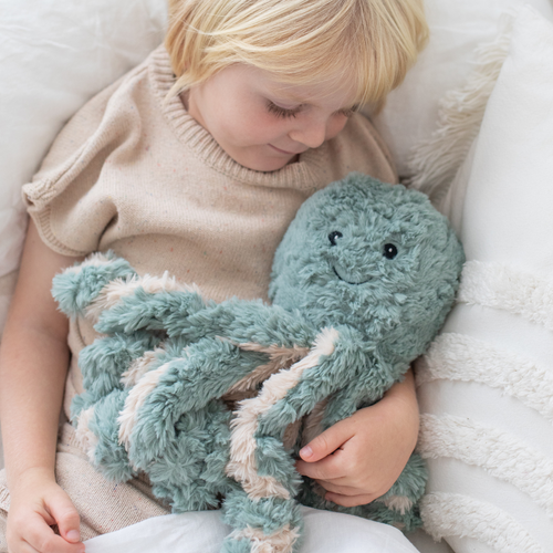 Mindful & Co Mindful And Co Kids Ollie The Weighted Octopus In Green