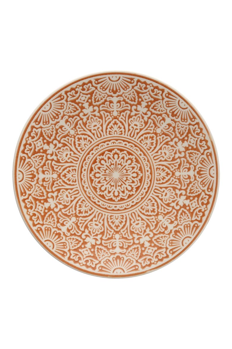 Havana Set of 4 Coupe Salad Plates, Main, color, ORANGE