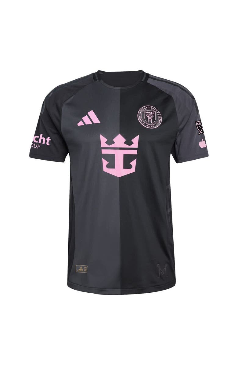 adidas Men's adidas Lionel Messi Black Inter Miami CF 2025 The Fortitude Kit Authentic Player Jersey, Alternate, color,