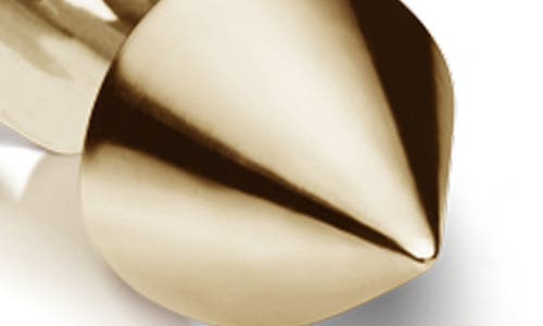 Maria Tash Short 14k Gold Spike Single Threaded Stud Earring In Gold