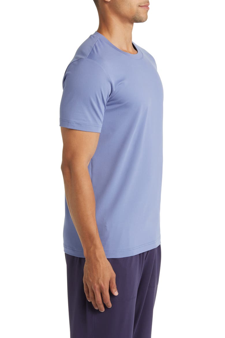 Conquer Reform Performance Crewneck T-Shirt, Alternate, color, INFINITY BLUE