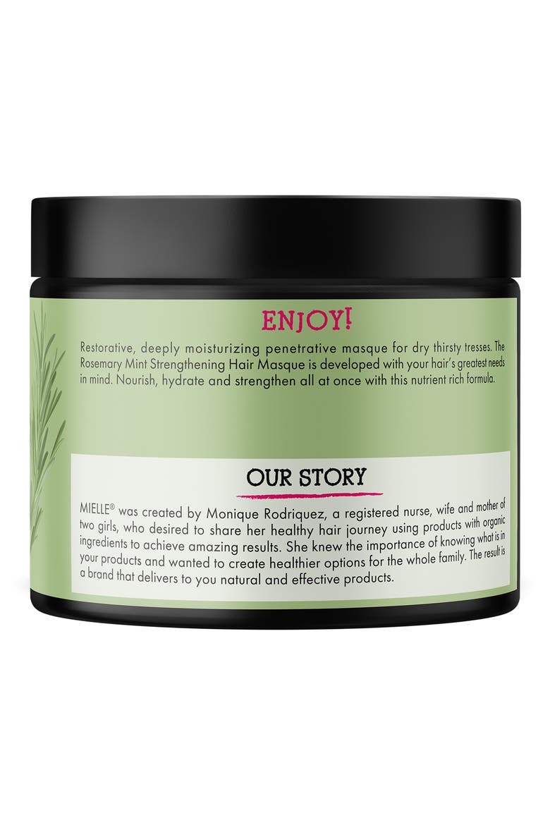 Rosemary Mint Strengthening Hair Masque - 12.0 oz., Alternate, color, NO COLOR