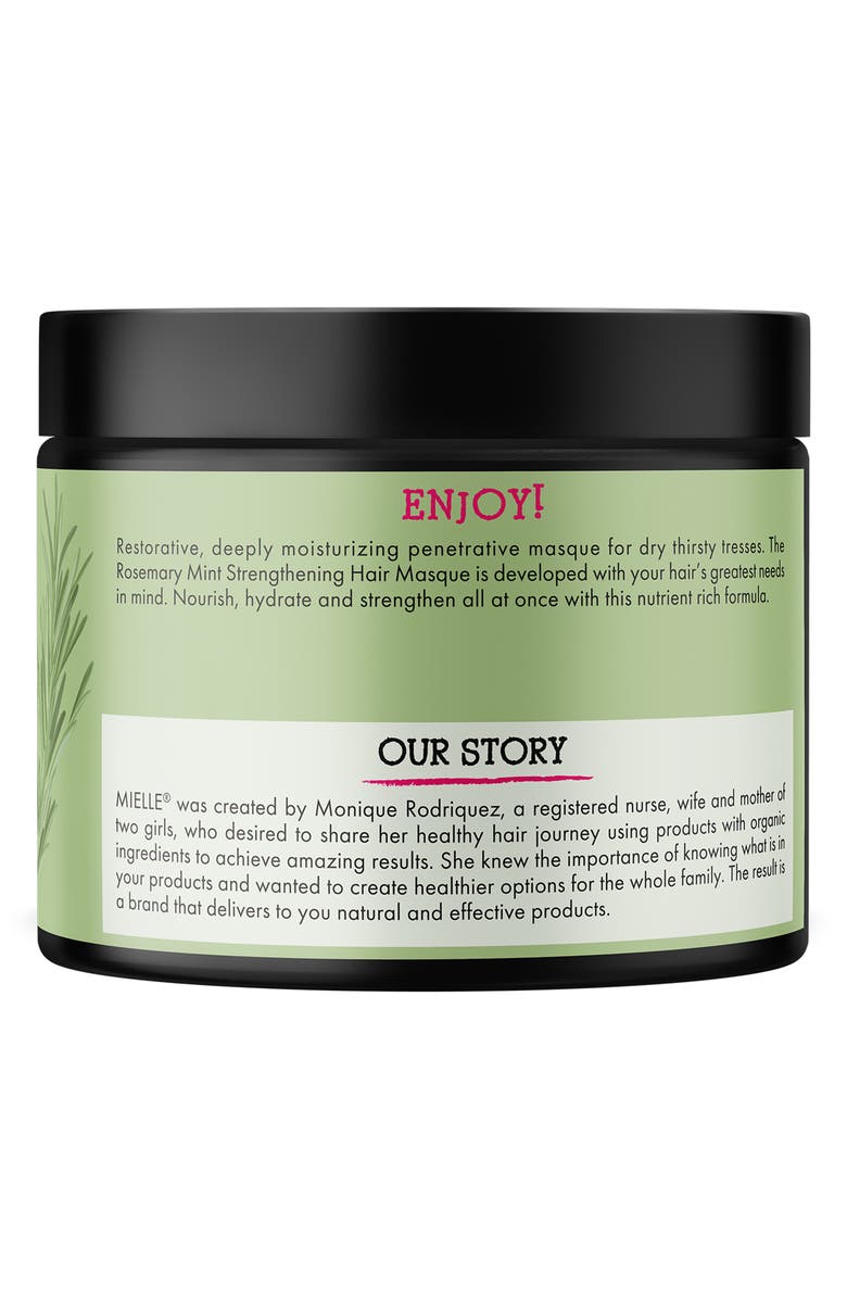 MIELLE Rosemary Mint Strengthening Hair Masque - 12.0 oz., Alternate, color, 