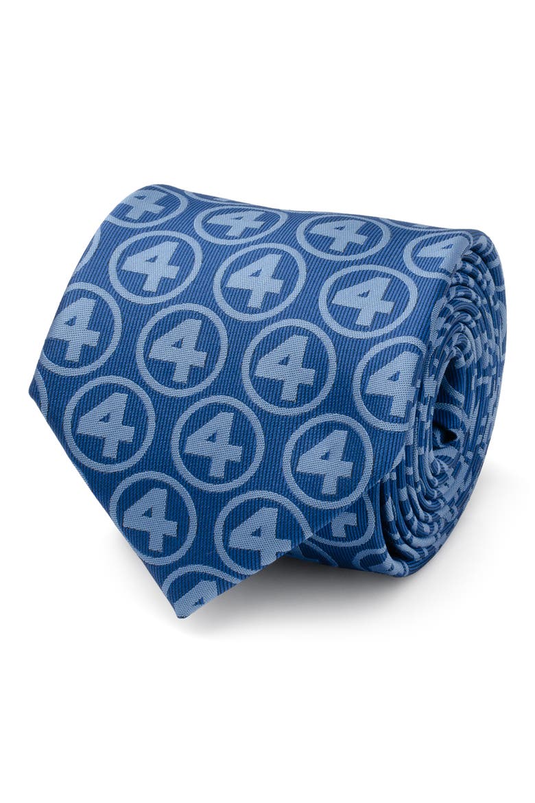 Marvel® Fantastic Four Jacquard Tie, Alternate, color, BLUE
