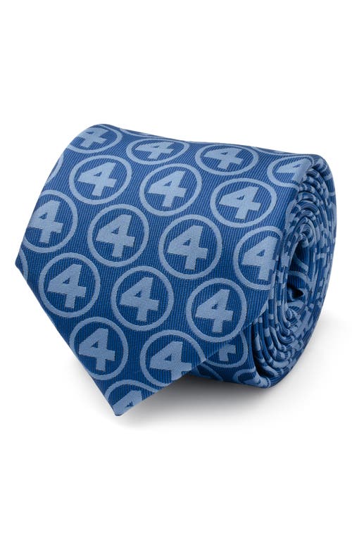 Cufflinks, Inc . Marvel® Fantastic Four Jacquard Tie In Blue