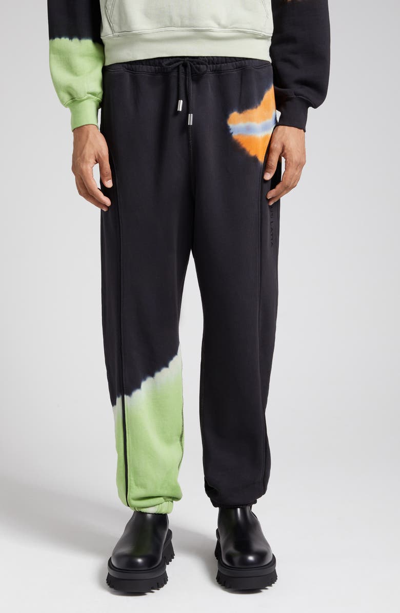 Eckhaus Latta Atmosphere Tie Dye Sweatpants, Main, color,