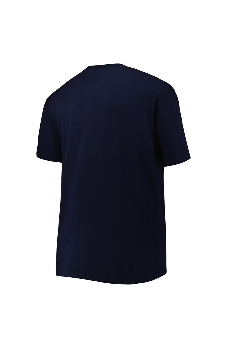 PROFILE Men's Navy Memphis Grizzlies Big & Tall Heart & Soul T-Shirt, Alternate, color, Navy