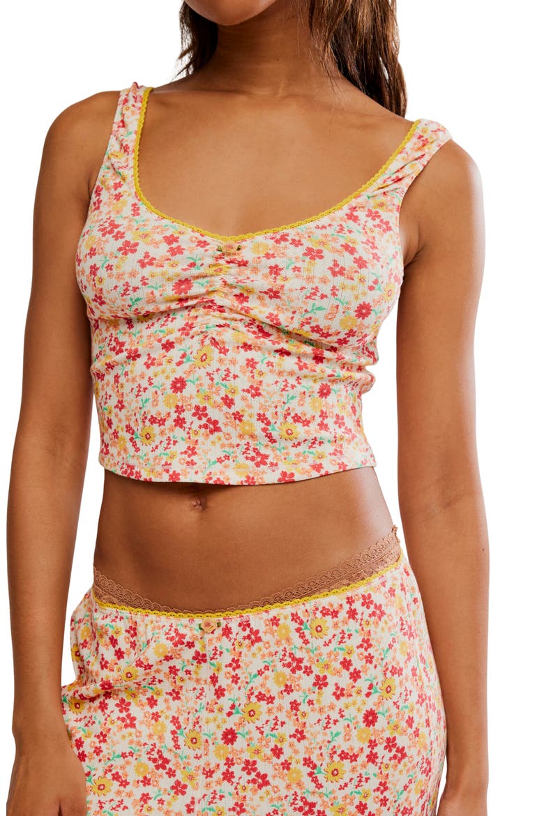 Fresh in Love Pointelle Pajamas, Alternate, color, BUTTER COMBO