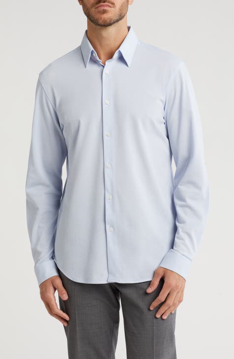 Irving Structure Button-Up Shirt