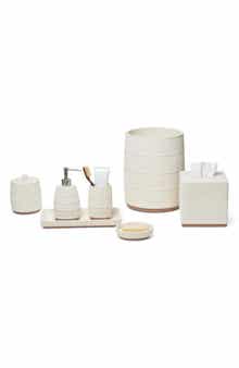 ROSELLI TRADING COMPANY Textured 7-Piece Bath Accessory Set