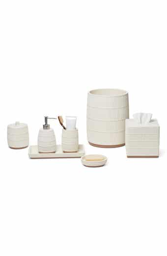 ROSELLI TRADING COMPANY Textured 7-Piece Bath Accessory Set