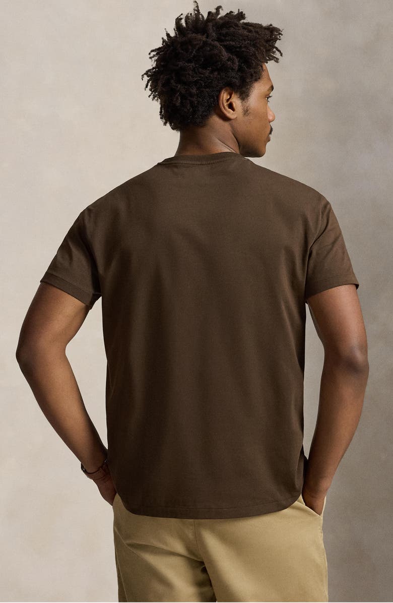 Polo Ralph Lauren Classic Fit Solid Cotton Jersey T-Shirt, Alternate, color, Nutmeg Brown