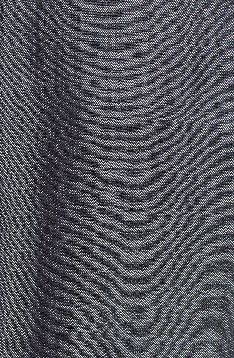 Ivanka Trump Tencel<sup>®</sup> Chambray Roll Sleeve Shirtdress, Alternate, color, 