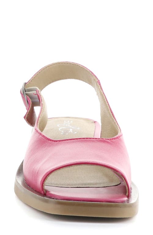 Bos. & Co. Elena Slingback Flat In Magnolia
