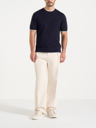 Manière De Voir Wyatt Contrast Knit T Shirt