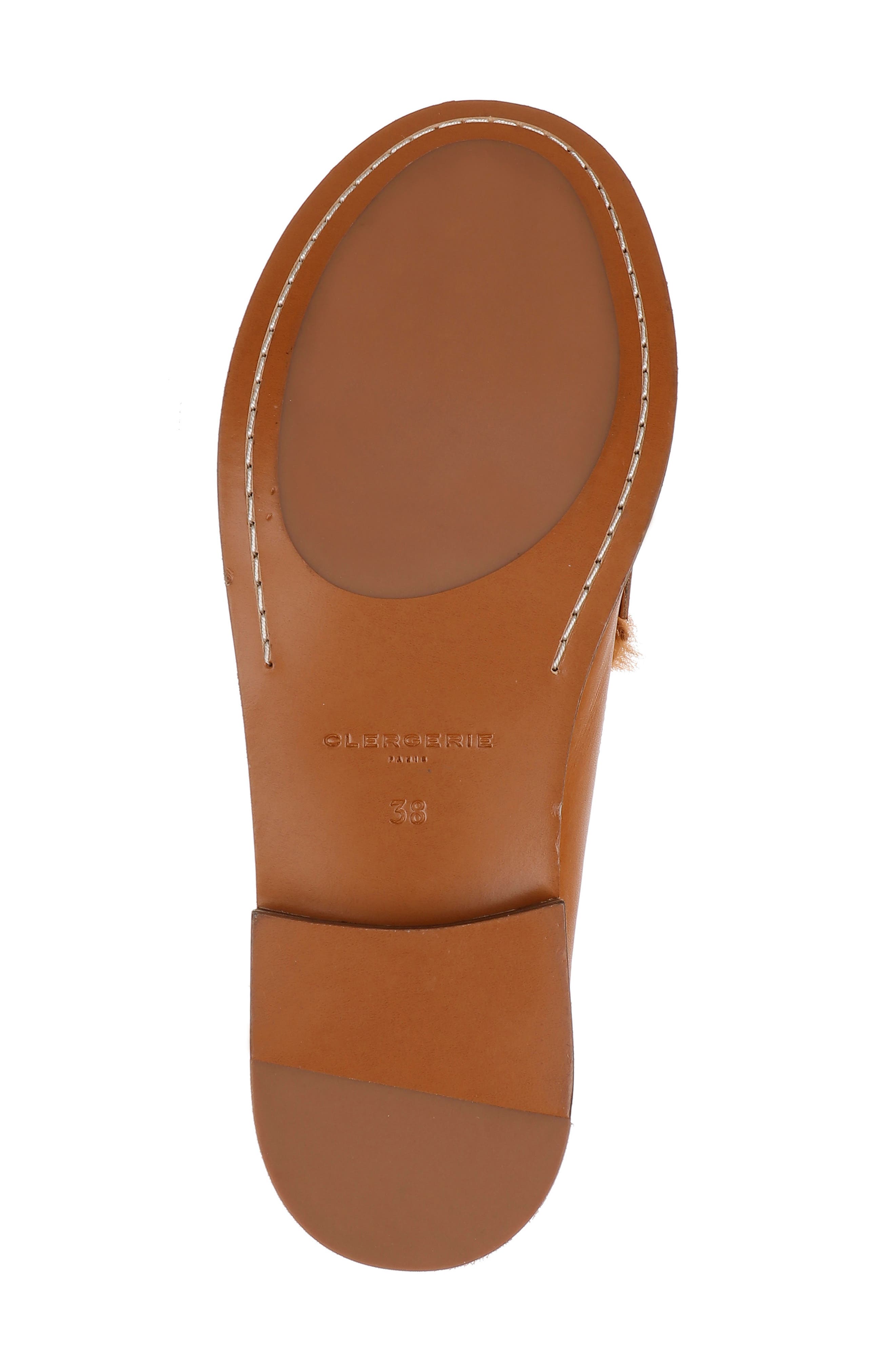 CLERGERIE Rita Faux Fur Tassel Loafer, Alternate, color, 