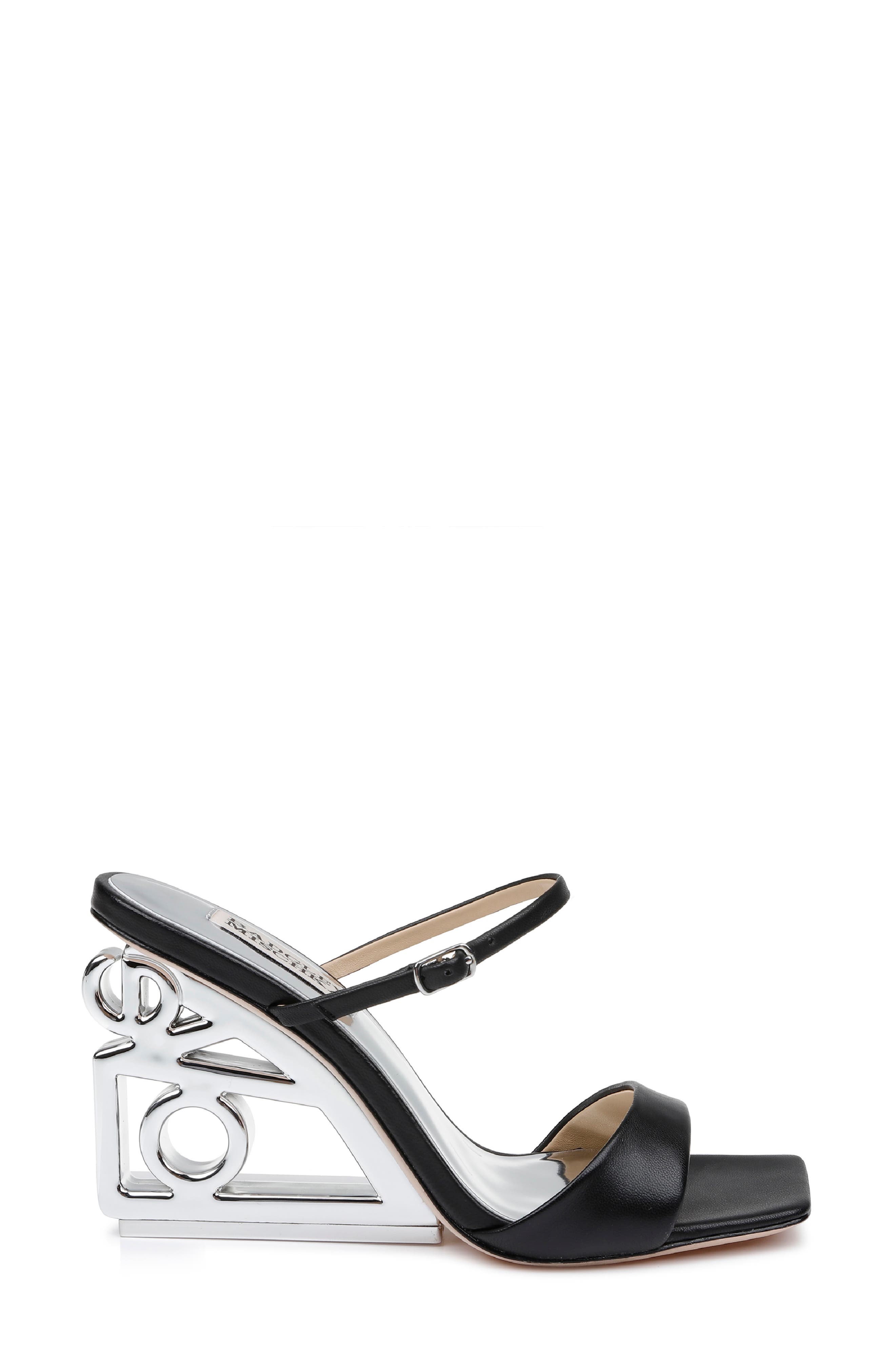 Badgley Mischka Collection Luna Wedge Slide Sandal, Alternate, color, 