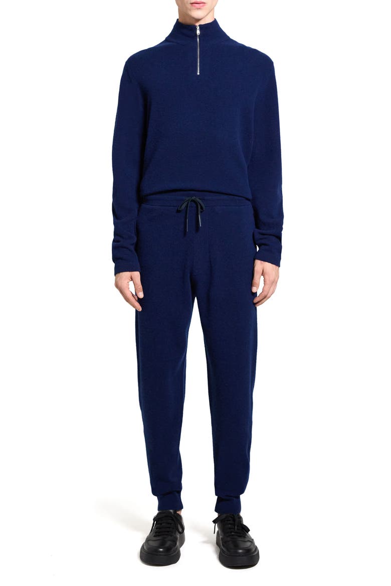 Alcos Merino Wool Blend Drawstring Pants, Alternate, color, BLUEBERRY