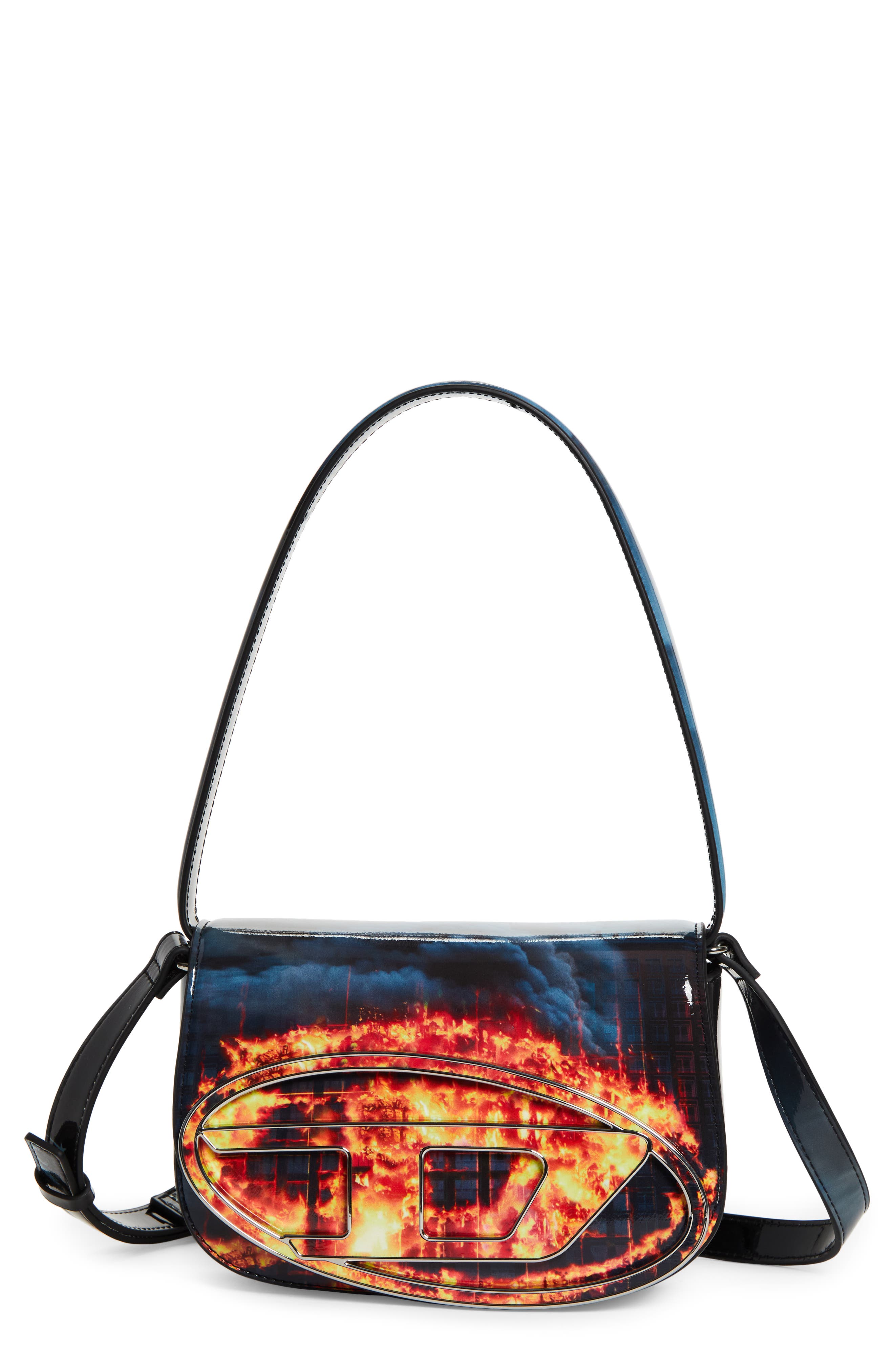 DIESEL<sup>®</sup> 1 DR Graphic Shoulder Bag, Main, color, 