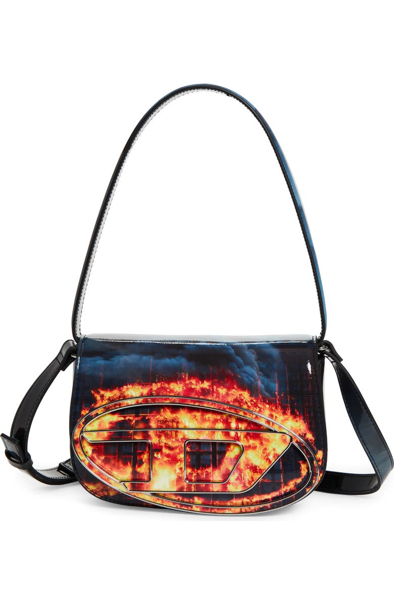 DIESEL<sup>®</sup> 1 DR Graphic Shoulder Bag, Main, color,
