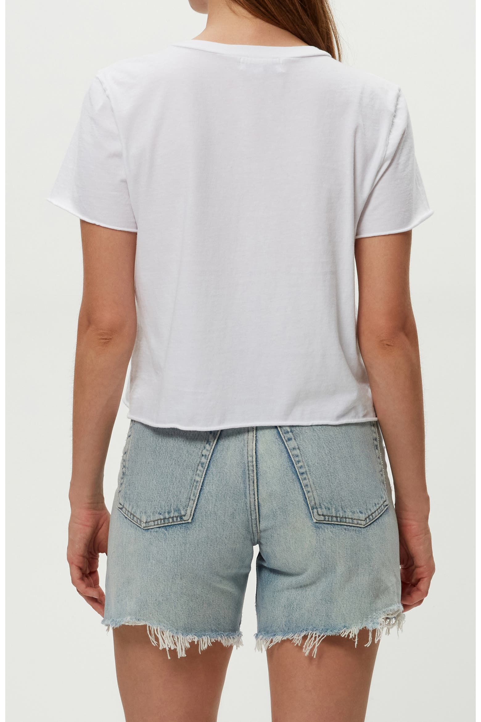 Graphics Color Check Palm Springs Cotton Crop Graphic T-Shirt (Women) | Nordstrom