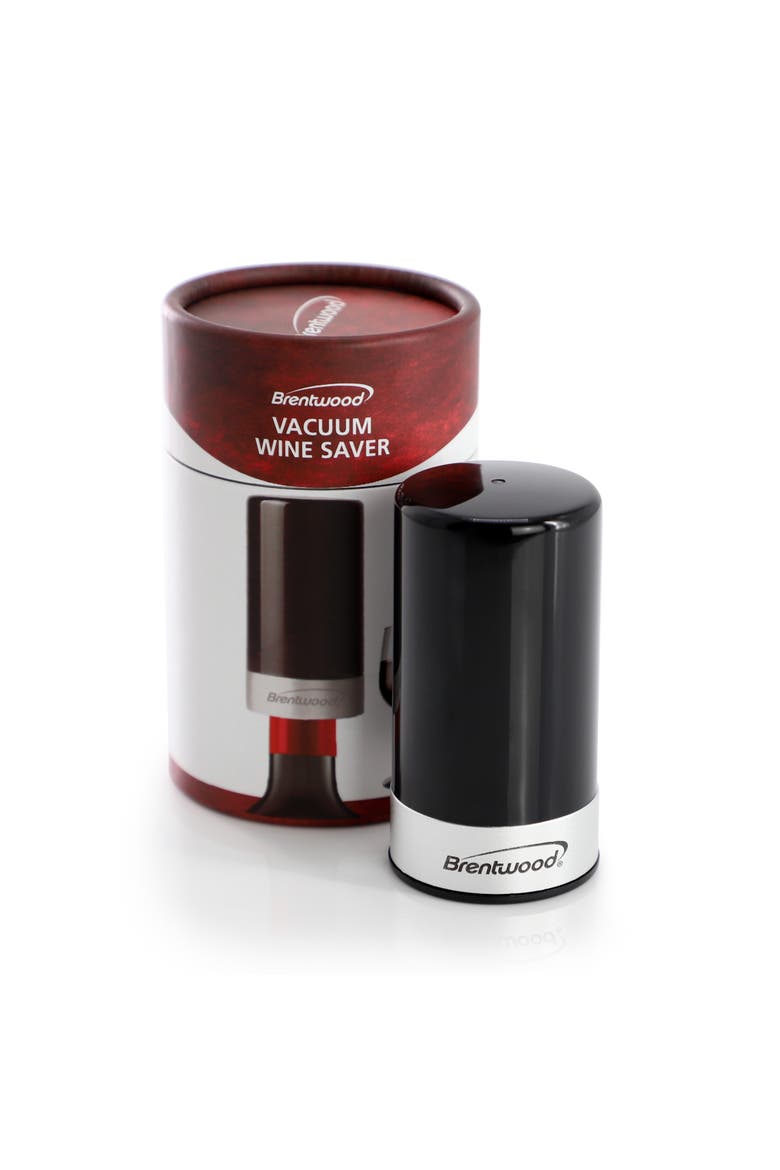 Portable Automatic Vacuum Wine Preserver Black, Alternate, color, Black