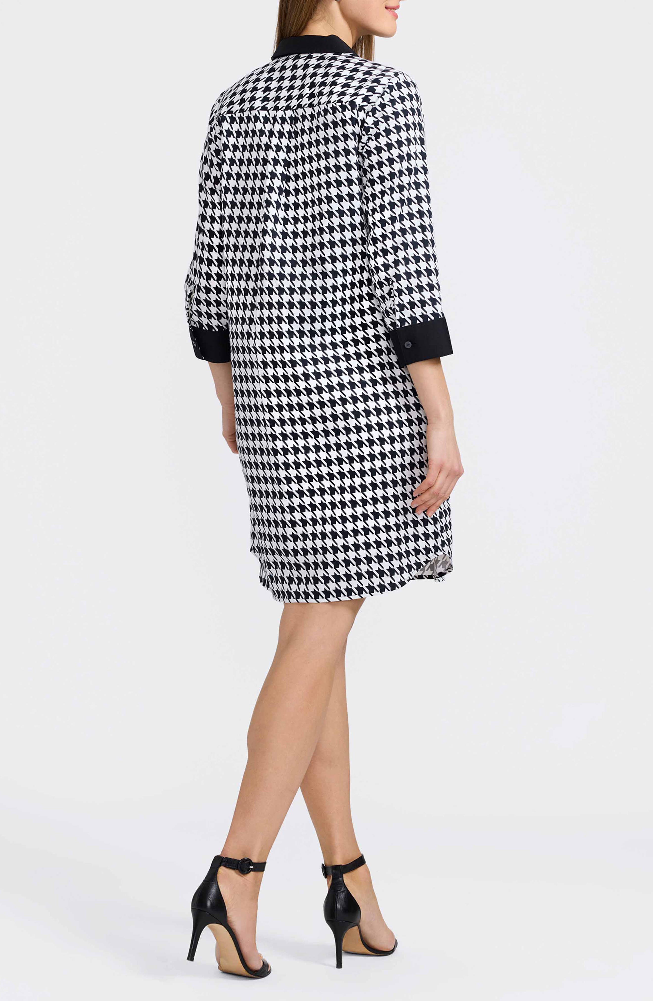 Sloane Houndstooth Shirtdress - image 2