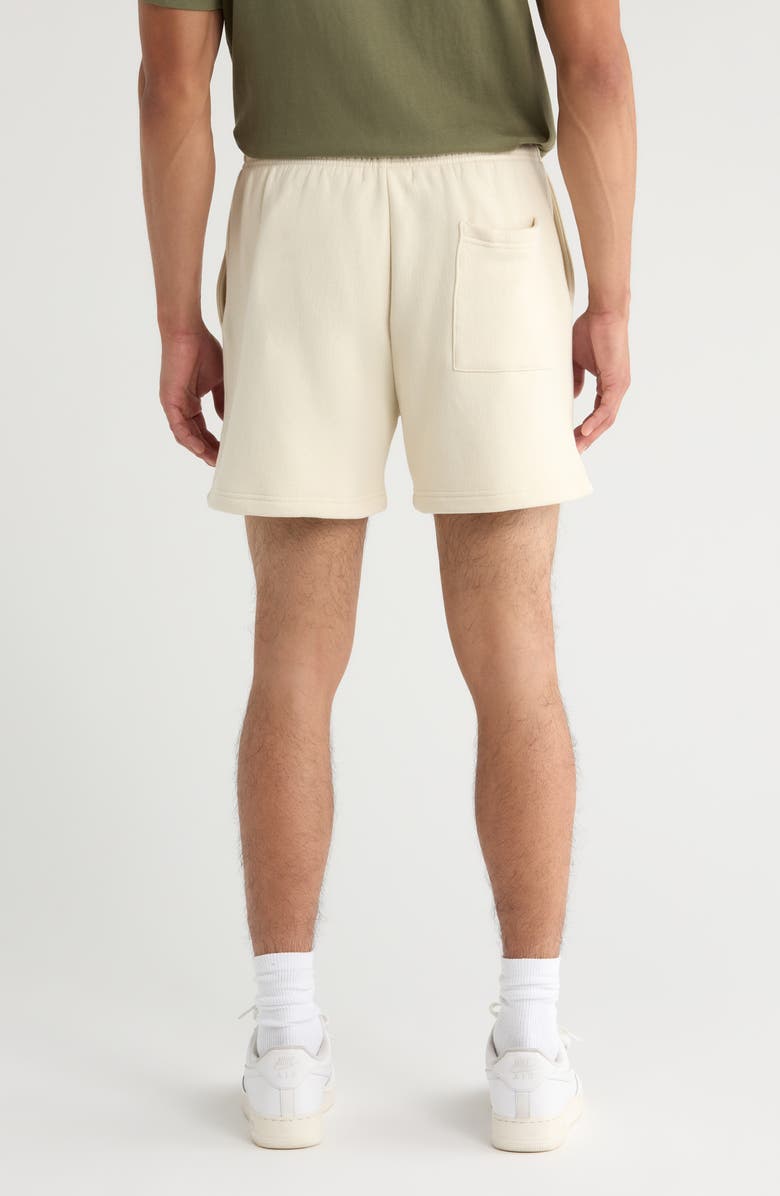 Museum of Peace & Quiet Billboard Logo Graphic Sweat Shorts, Alternate, color, Bone