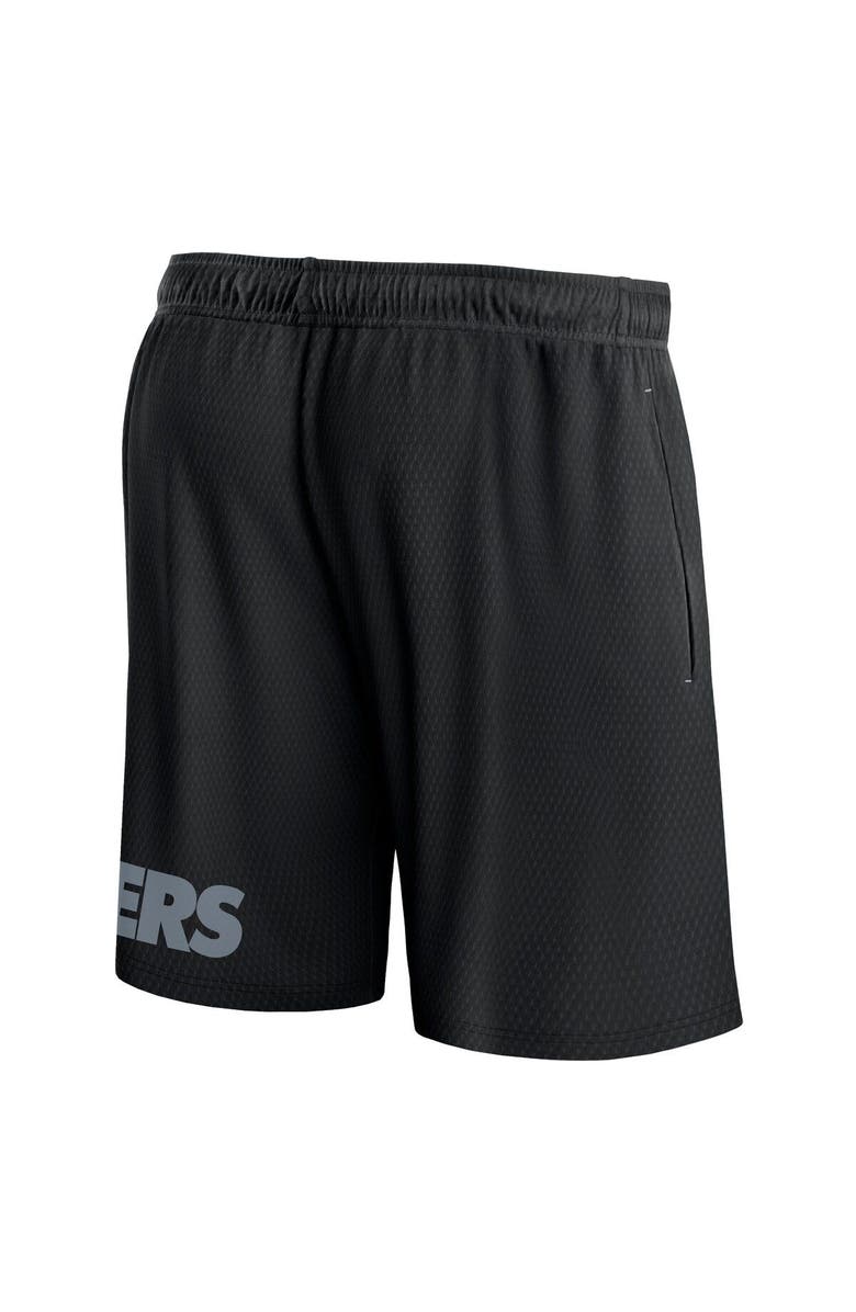 FANATICS Men's Fanatics Branded Black Las Vegas Raiders Clincher Shorts, Alternate, color, 