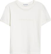 Acne Studios Etza Embroidered Logo Fitted Cotton T-Shirt