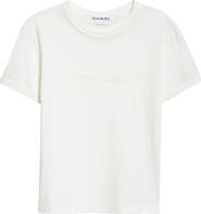 Acne Studios Etza Embroidered Logo Fitted Cotton T-Shirt