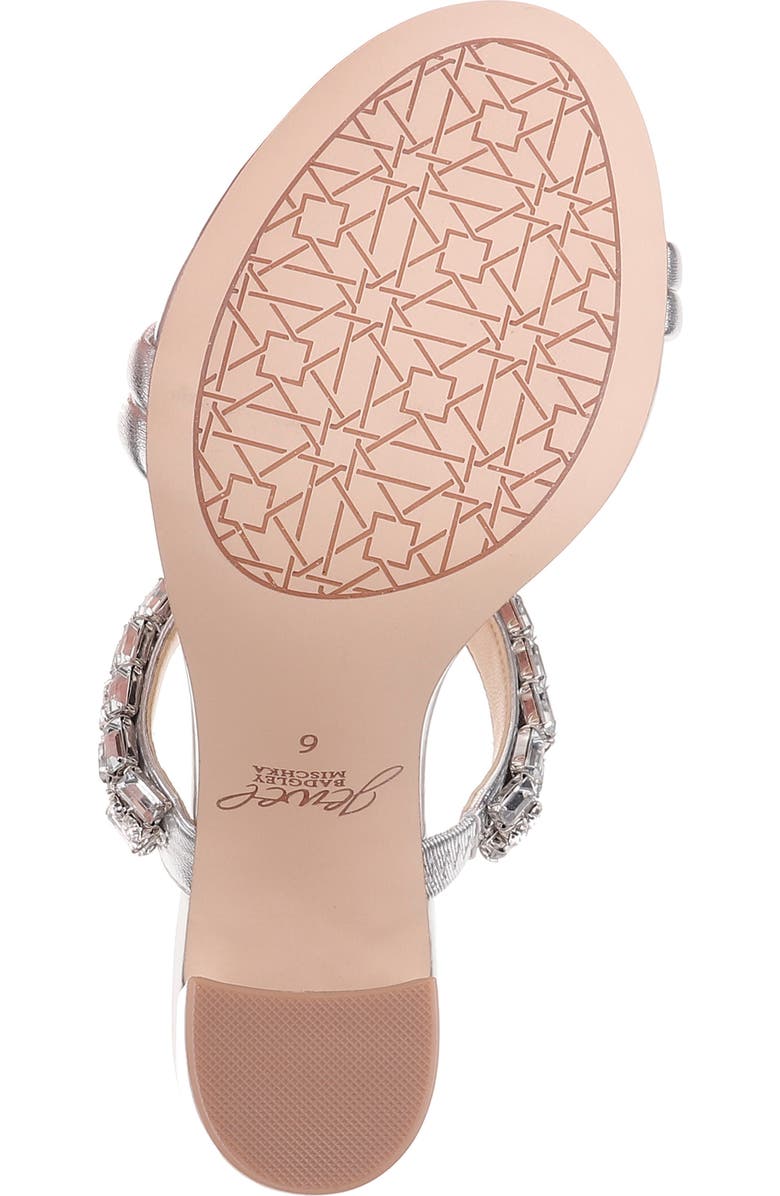 Jewel Badgley Mischka Katherine Embellished Sandal, Alternate, color,