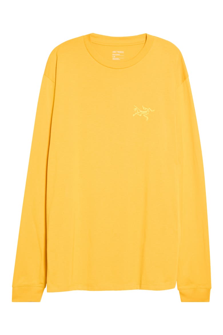 Kragg Long Sleeve Cotton Graphic T-Shirt, Alternate, color, LARCH
