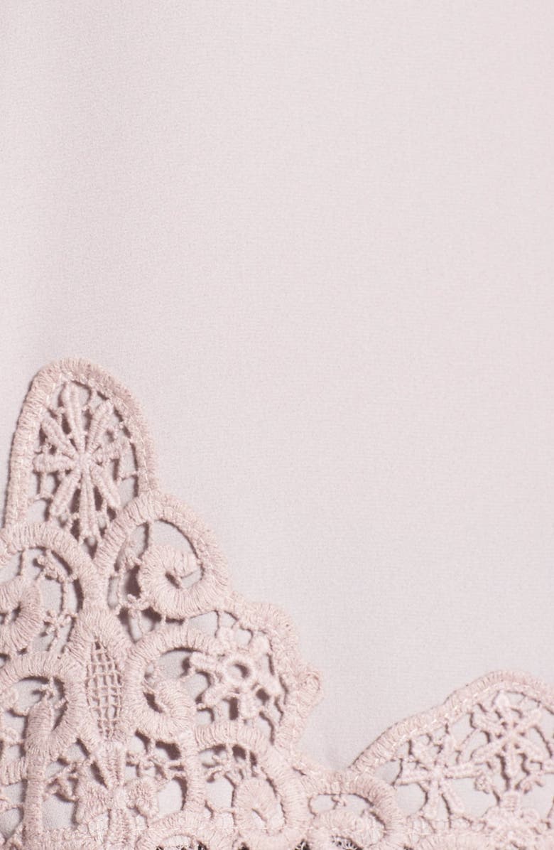 ASTR the Label ASTR Crochet Hem Tee, Alternate, color, 