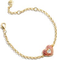 BaubleBar Melissa Heart Charm Bracelet