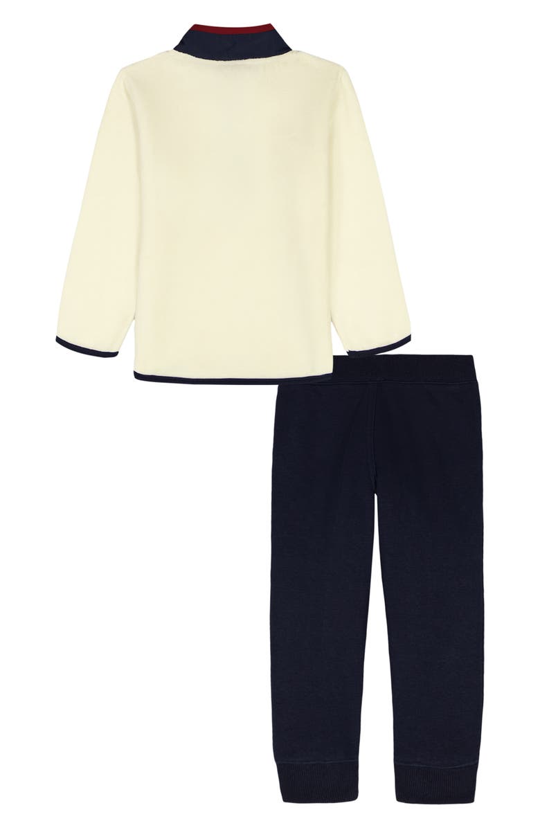 Nautica Kids' Fleece Pullover & Joggers Set, Alternate, color, White