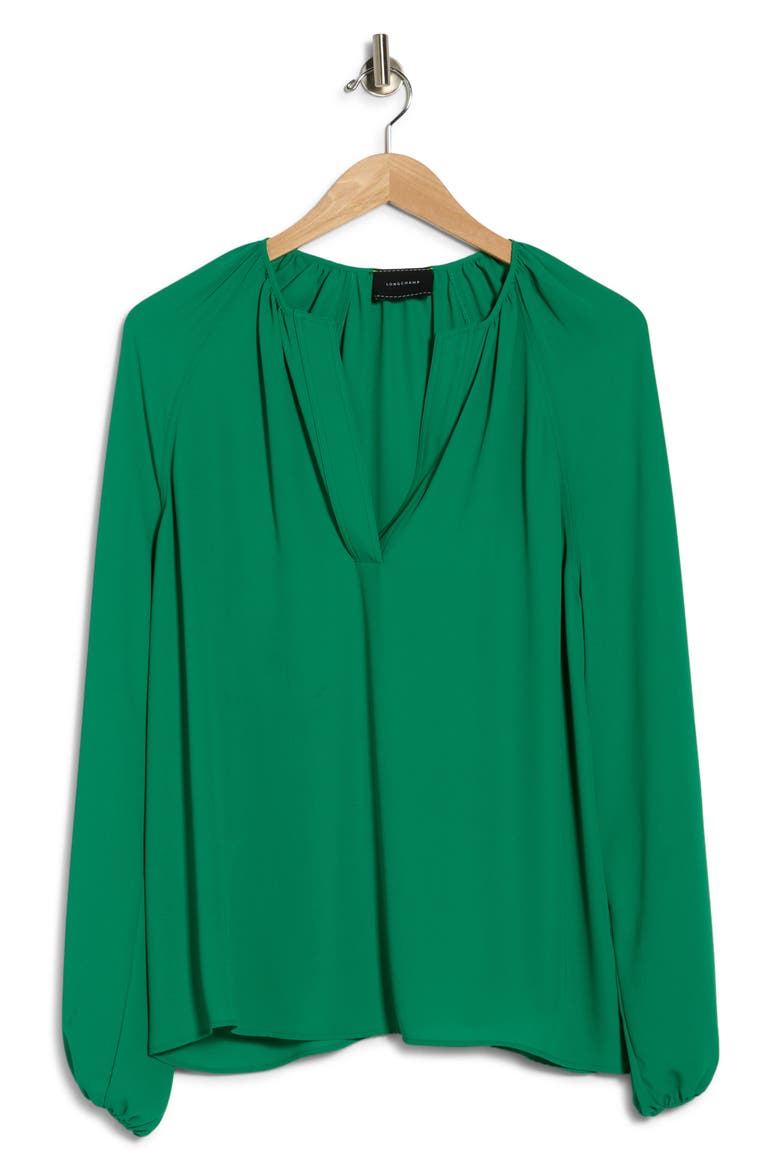 Long Sleeve Top, Main, color, GREEN