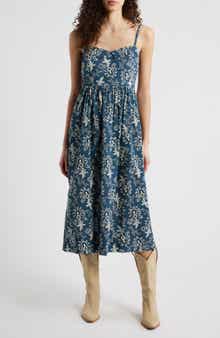 The Verse Cotton Midi Dress